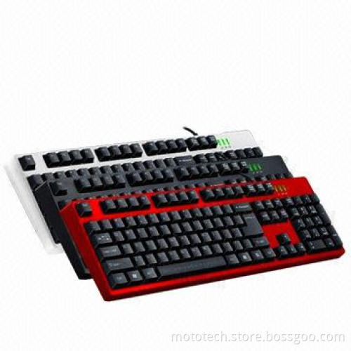 Wired high-cap gaming keyboard